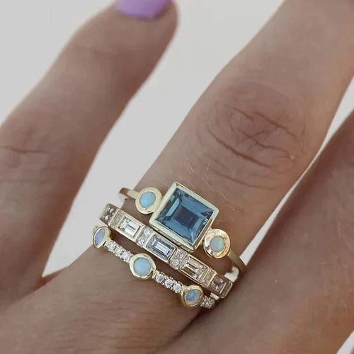 Levoire | Cristal Bleu Dans Le Style Vintage