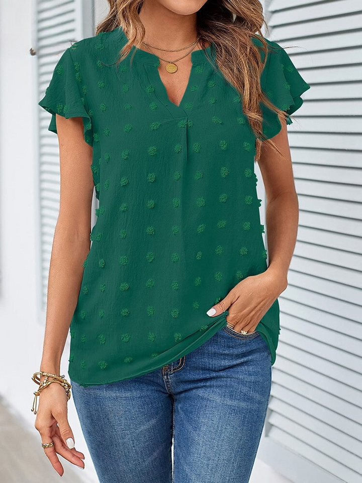 Levoire | Chemise Avec Patchwork Et Volants