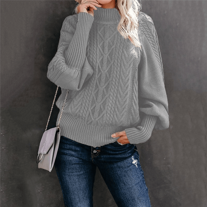 Levoire | Pull Capuche Femme Boutons Confort Tendance Gris clair