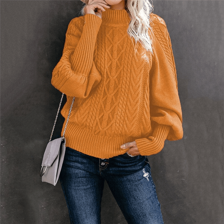 Levoire | Pull Capuche Femme Boutons Confort Tendance Orange