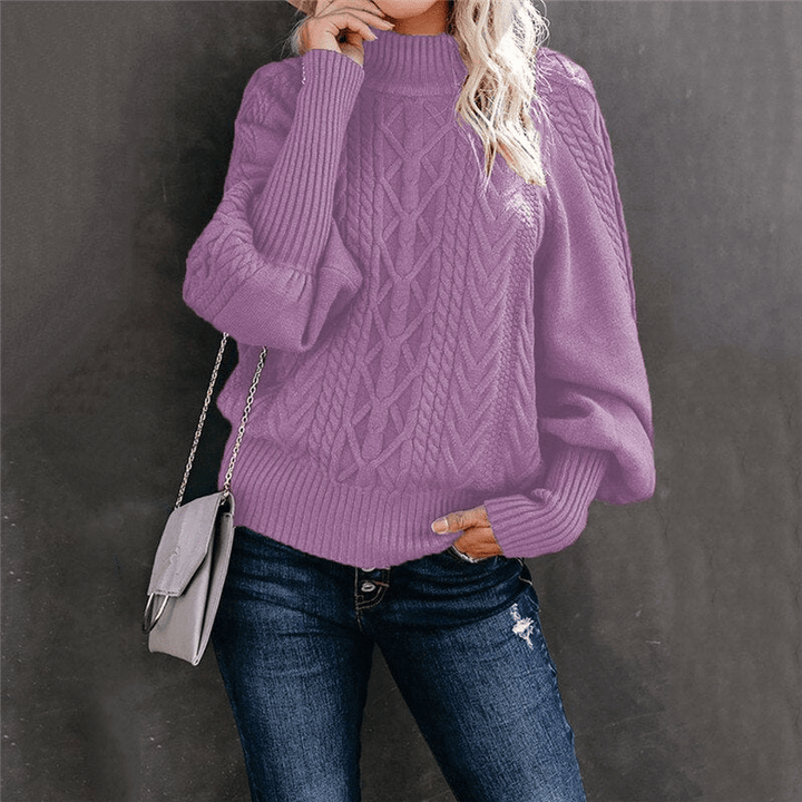 Levoire | Pull Capuche Femme Boutons Confort Tendance Lilas