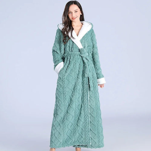Levoire | Manteau Long En Flanelle Pour Femmes