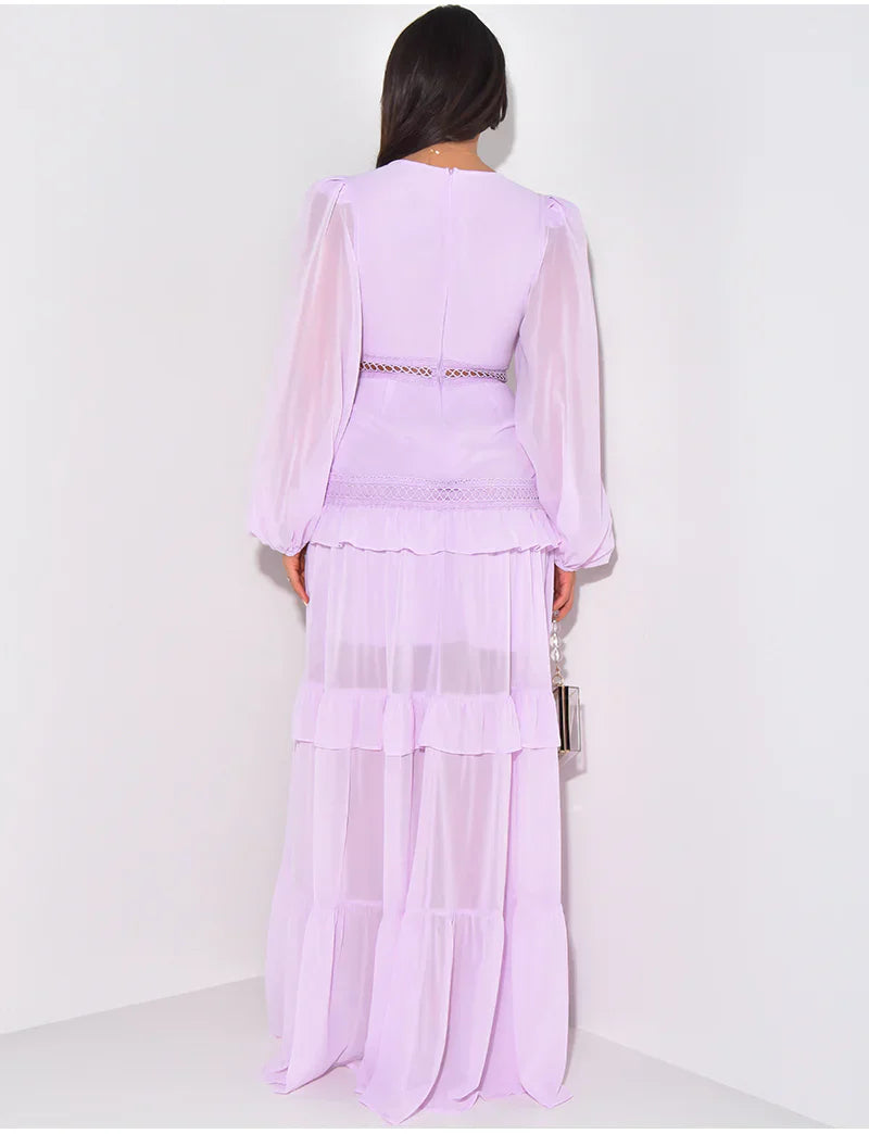 Levoire | Robe Maxi En Crochet