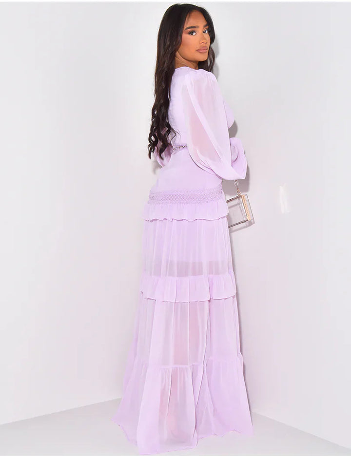 Levoire | Robe Maxi En Crochet