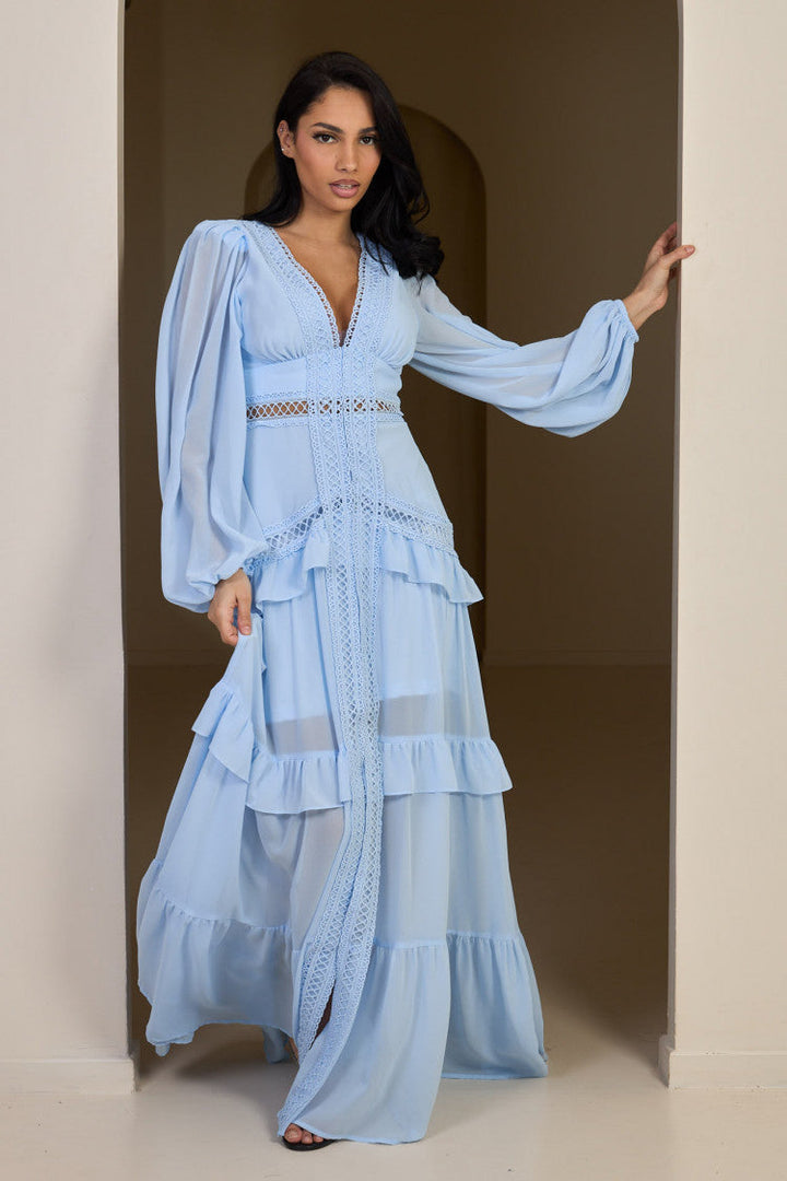 Levoire | Robe Maxi En Crochet