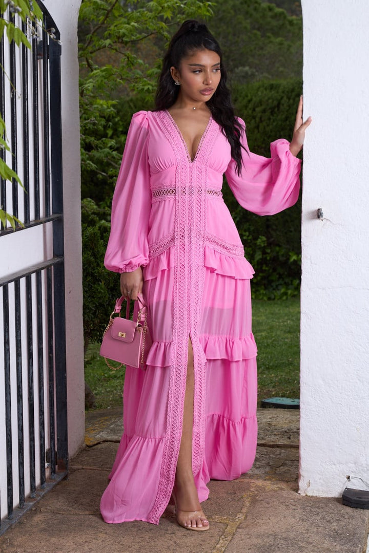 Levoire | Robe Maxi En Crochet