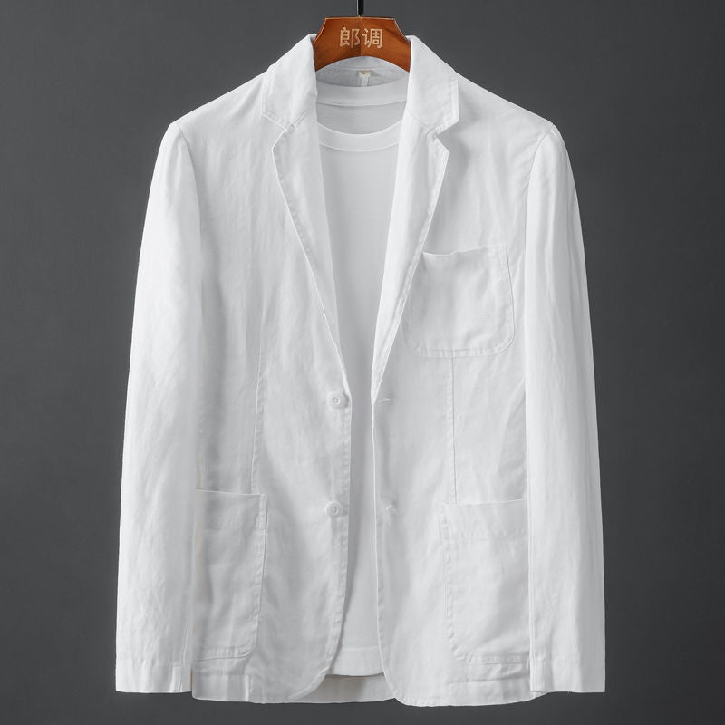 Levoire | Veste En Lin Pour Hommes WEISS