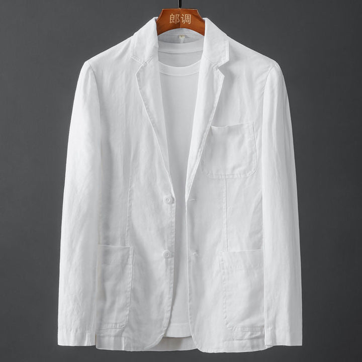 Levoire | Veste En Lin Pour Hommes WEISS