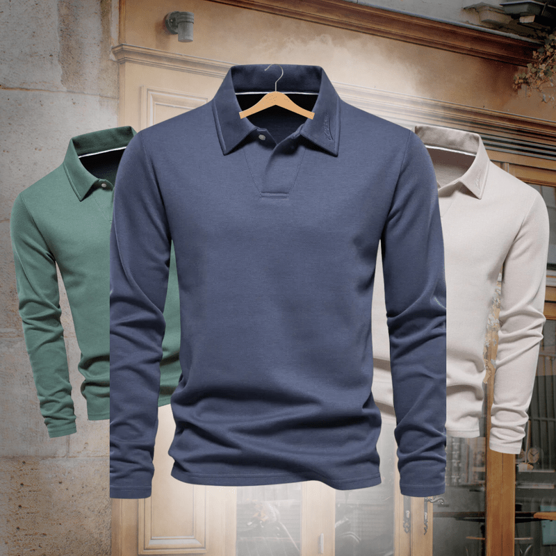 Levoire | Polo Pull Classique Manches Longues Homme