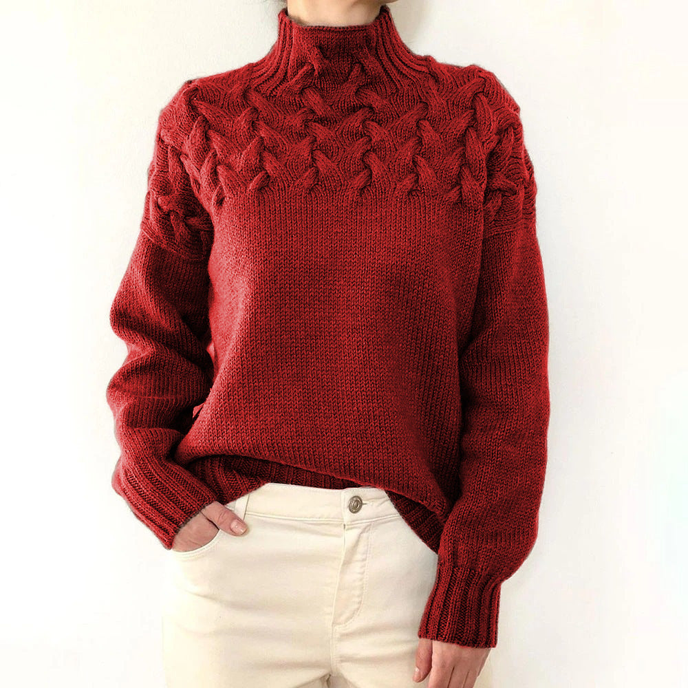 Levoire | Pull en maille à col montant Rot