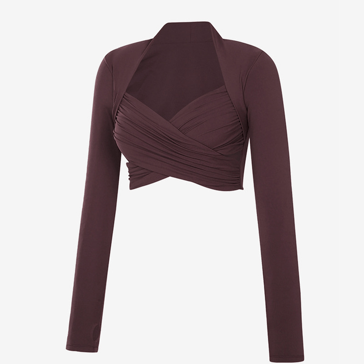 Levoire | Haut de sport rembourré femme Rouge foncé