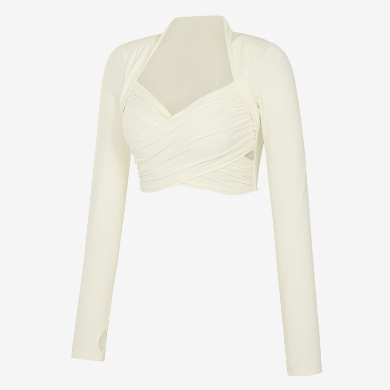 Levoire | Haut de sport rembourré femme Beige