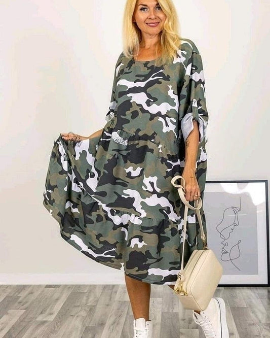 Levoire | Robe camouflage printemps