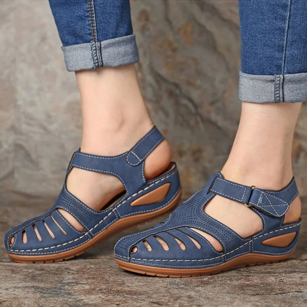 Levoire | Style De Chambre Sandales Orthopédiques Bleu