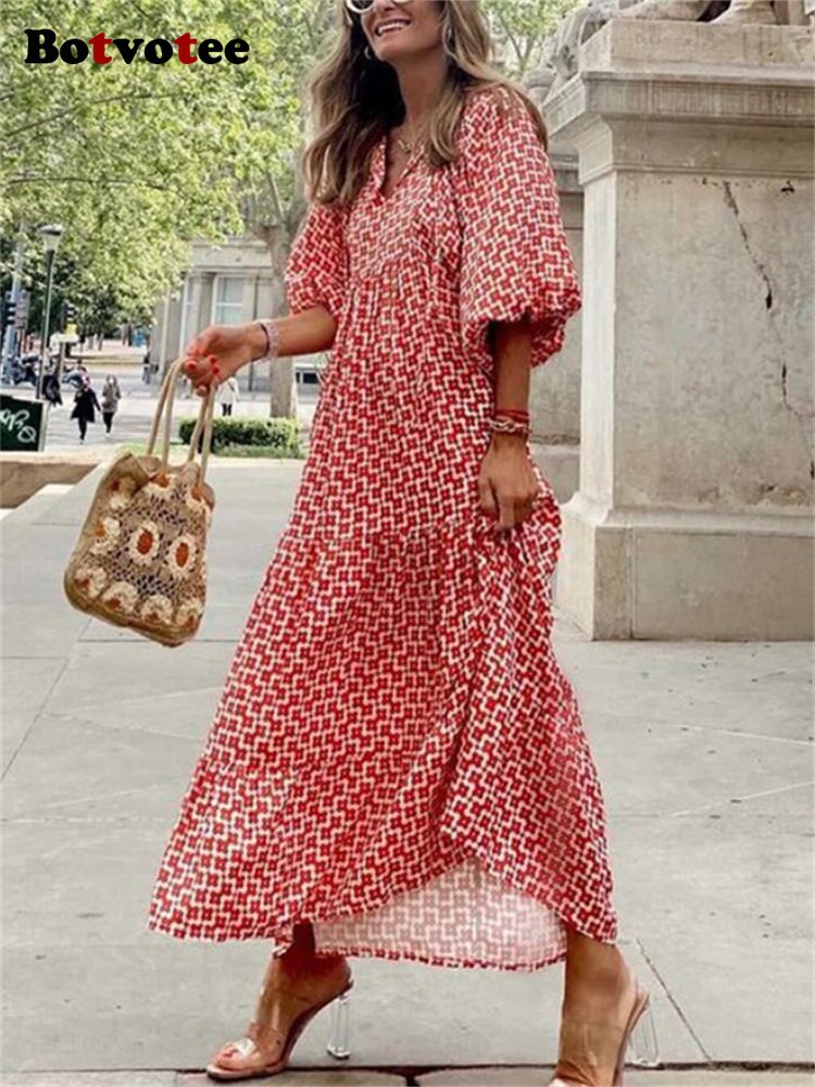 Levoire | Robe À Imprimé Rétro