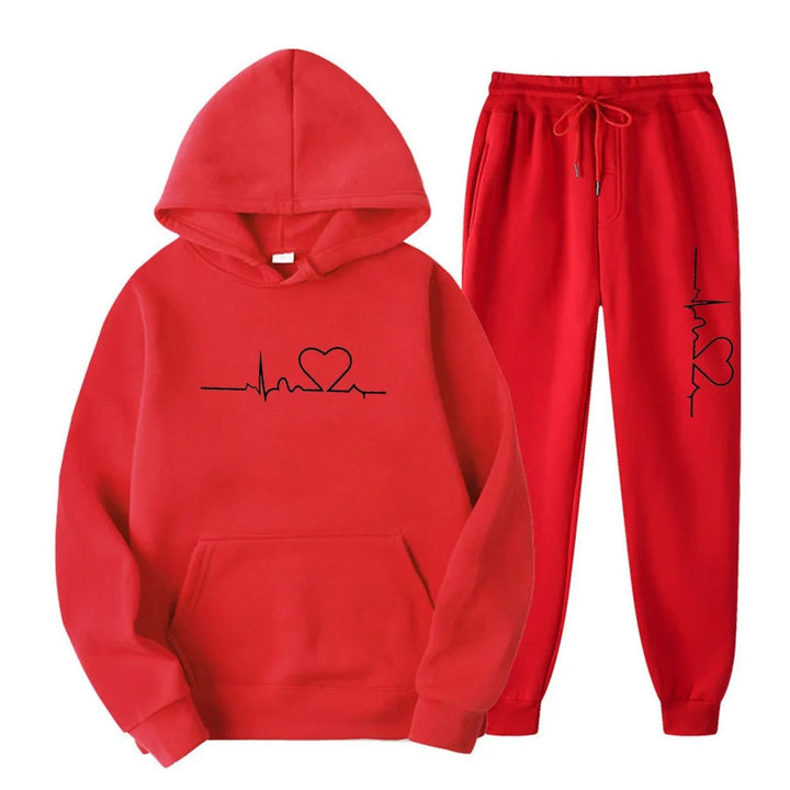 Levoire | Combinaison en molleton confortable et chaude Rot