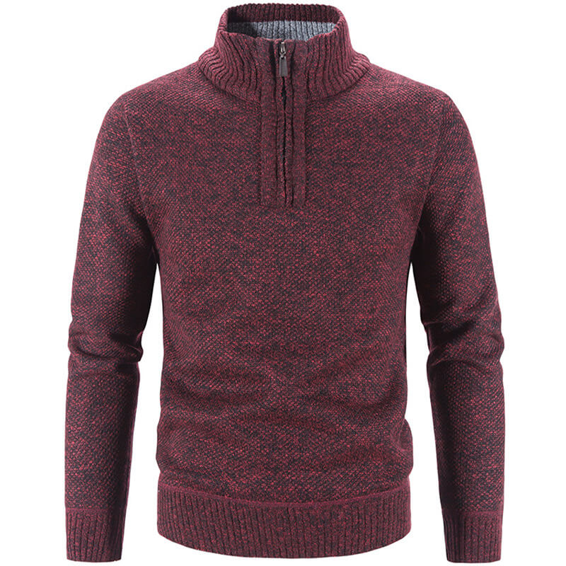 Levoire | Pull En Polaire Doux Pour Hommes Rot