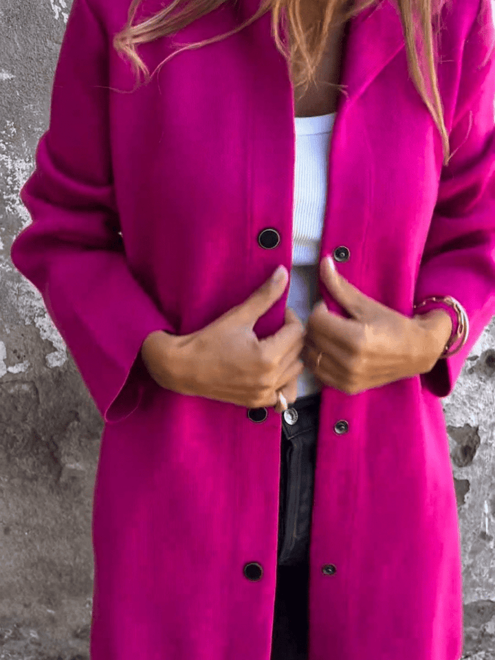 Levoire | Gilet Long Femme Capuche Confortable Tendance Lilas
