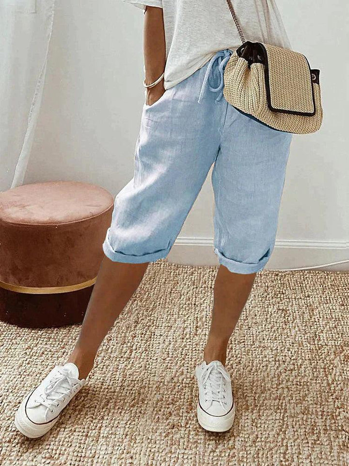 Levoire | Shorts En Coton Bleu