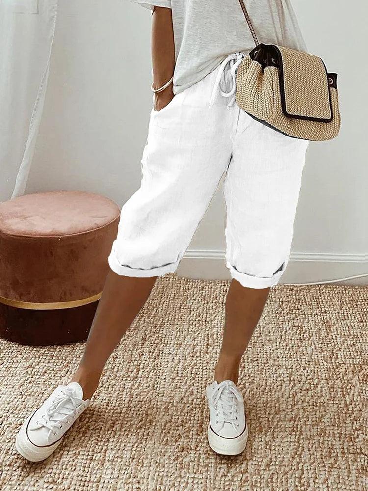 Levoire | Shorts En Coton Blanc
