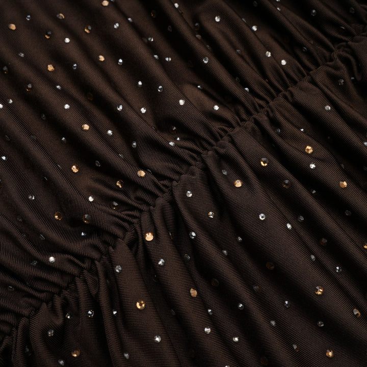 Levoire | Suzette Brun Body Ornée De Cristaux