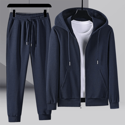 Levoire | Ensemble de survêtement pour hommes Luxe Loungewear Ensemble Confortable & Tendance Marine