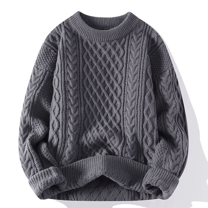 Levoire | Pull femme chaud et confortable en laine Gris