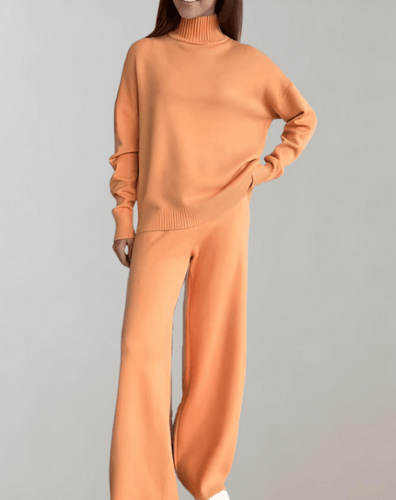 Levoire | Ensemble 2 Pièces Femme Pull Col Châle Pantalon