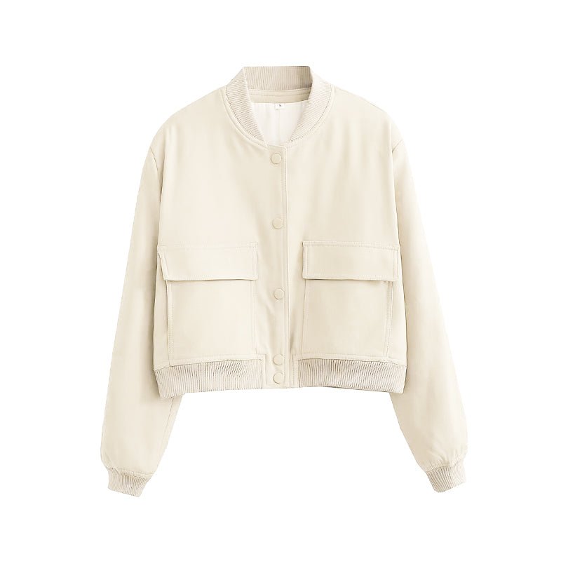 Levoire | Veste Bomber À La Mode Au Style Sportif Blanc