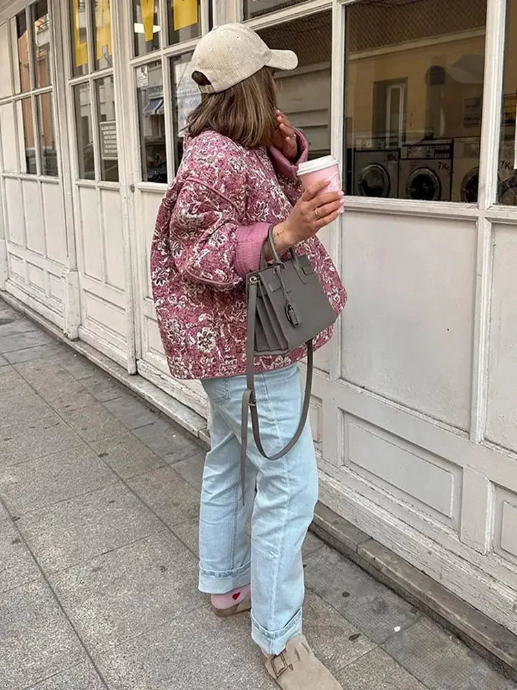 Levoire | Veste À Fleurs Rembourrée