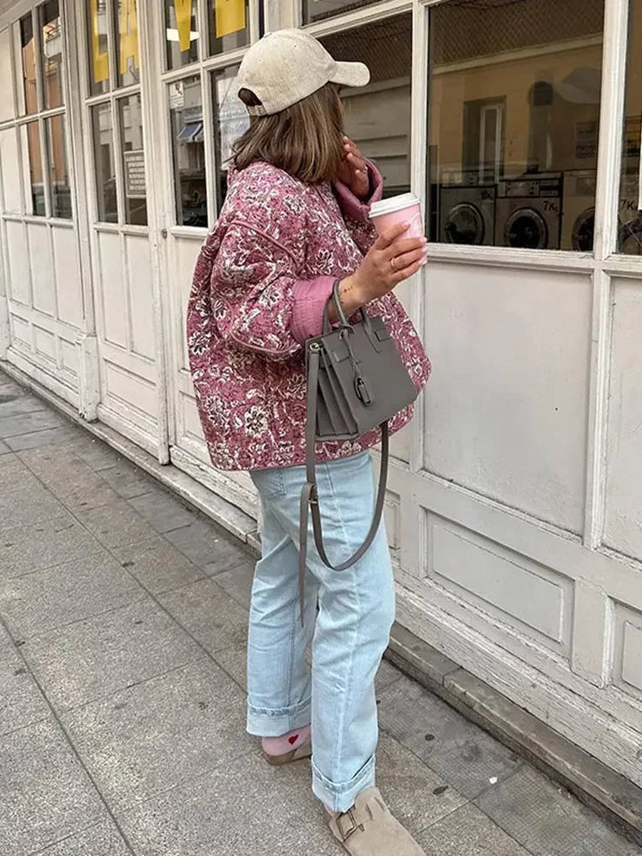 Levoire | Veste À Fleurs Rembourrée