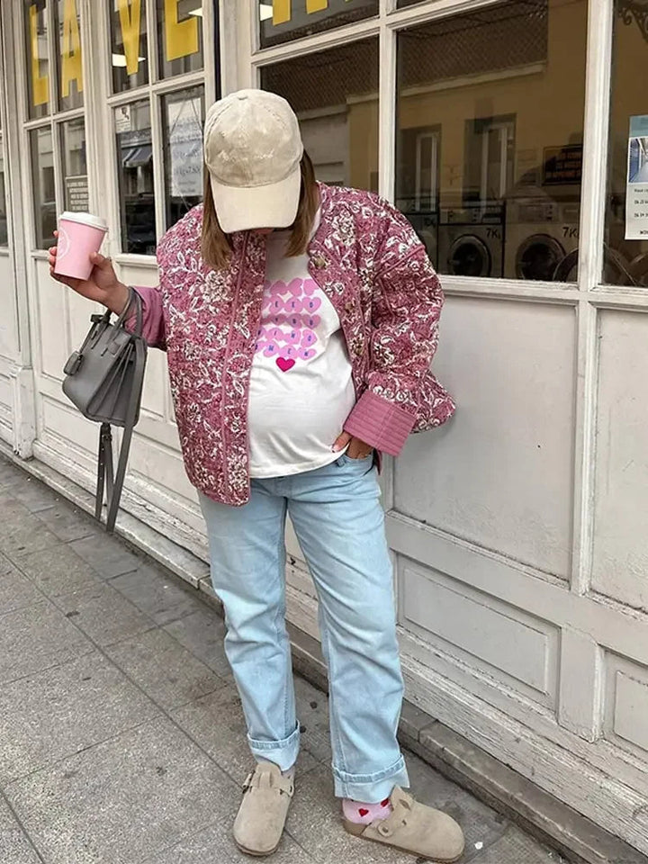 Levoire | Veste À Fleurs Rembourrée