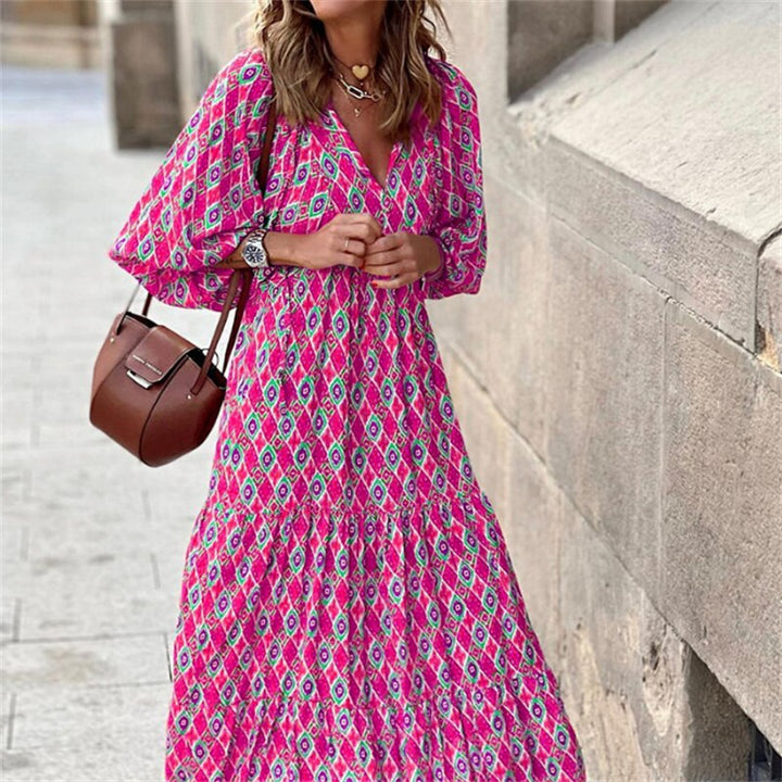 Levoire | Robe À Imprimé Rétro Rosenrot