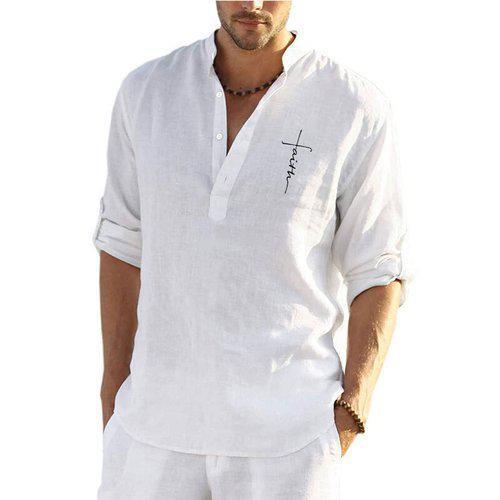 Levoire | Chemise D'Été En Lin Blanc