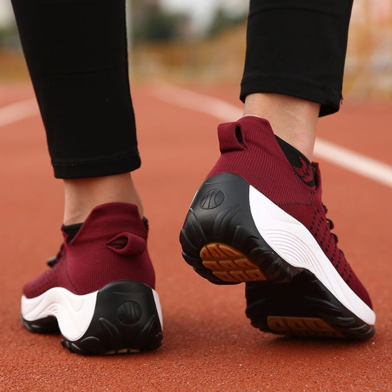 Levoire | Chaussures Confort : La Solution Ultime pour le Confort et le Soulagement de la Douleur Rouge