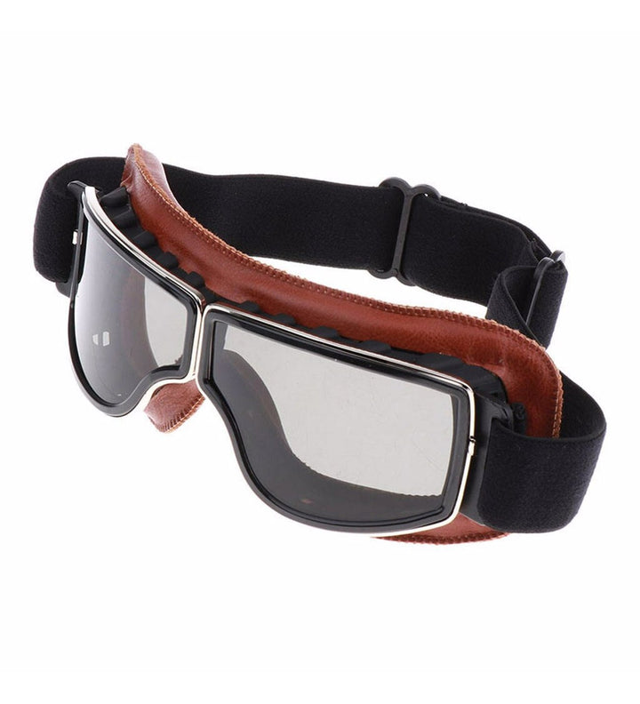 Levoire | Lunettes De Moto En Cuir Pour Hommes