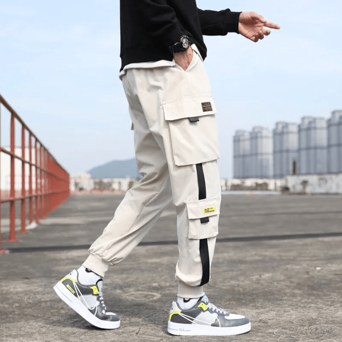 Levoire | Pantalon cargo pour hommes ample avec un look tendance