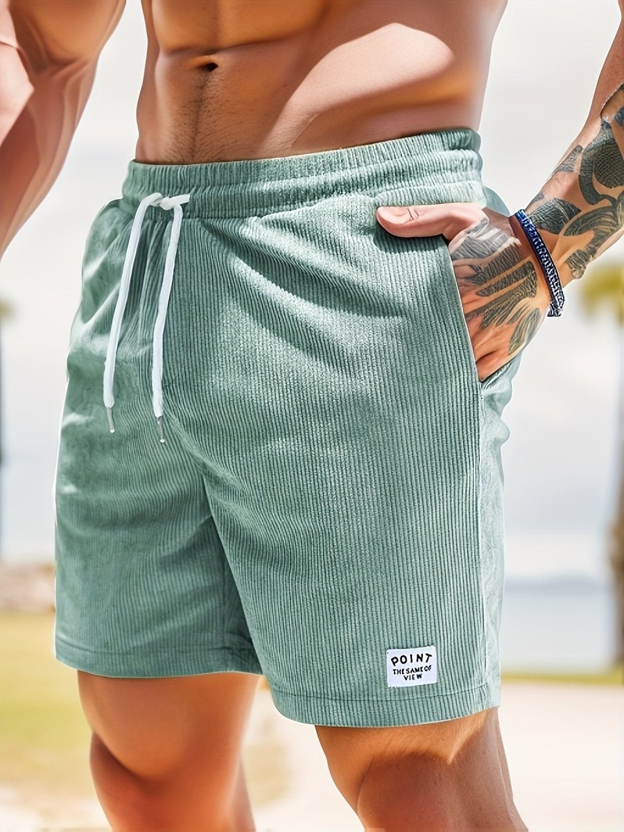 Levoire | Pantalons En Velours Côtelé Courts Vert clair