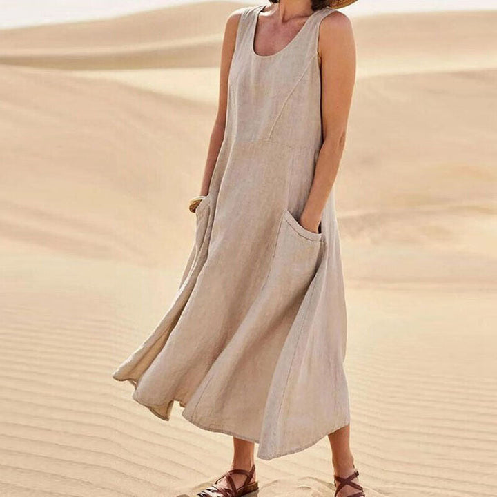 Levoire | Femme Robes longues d'été Kaki