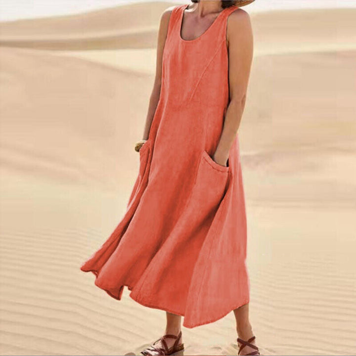 Levoire | Femme Robes longues d'été Orange