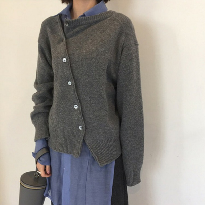 Levoire | Veste Enveloppante Tendance Pour Tous Les Jours Gris