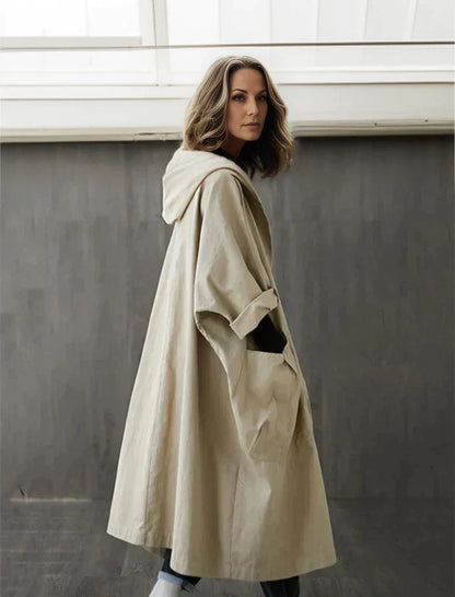 Levoire | Trench-Coat Décontracté Grande Taille Pour Femmes