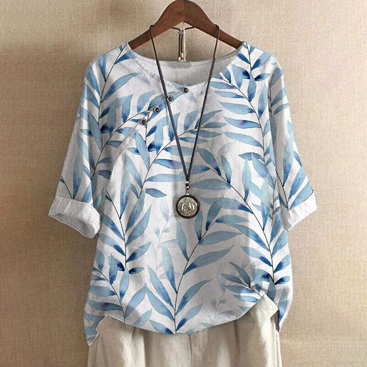 Levoire | Chemise Vintage Florale Blanc