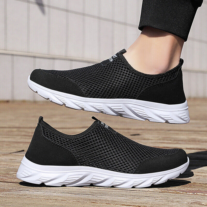 Levoire | Chaussures De Sport Orthopédiques Respirantes Pour Hommes Blanc noir