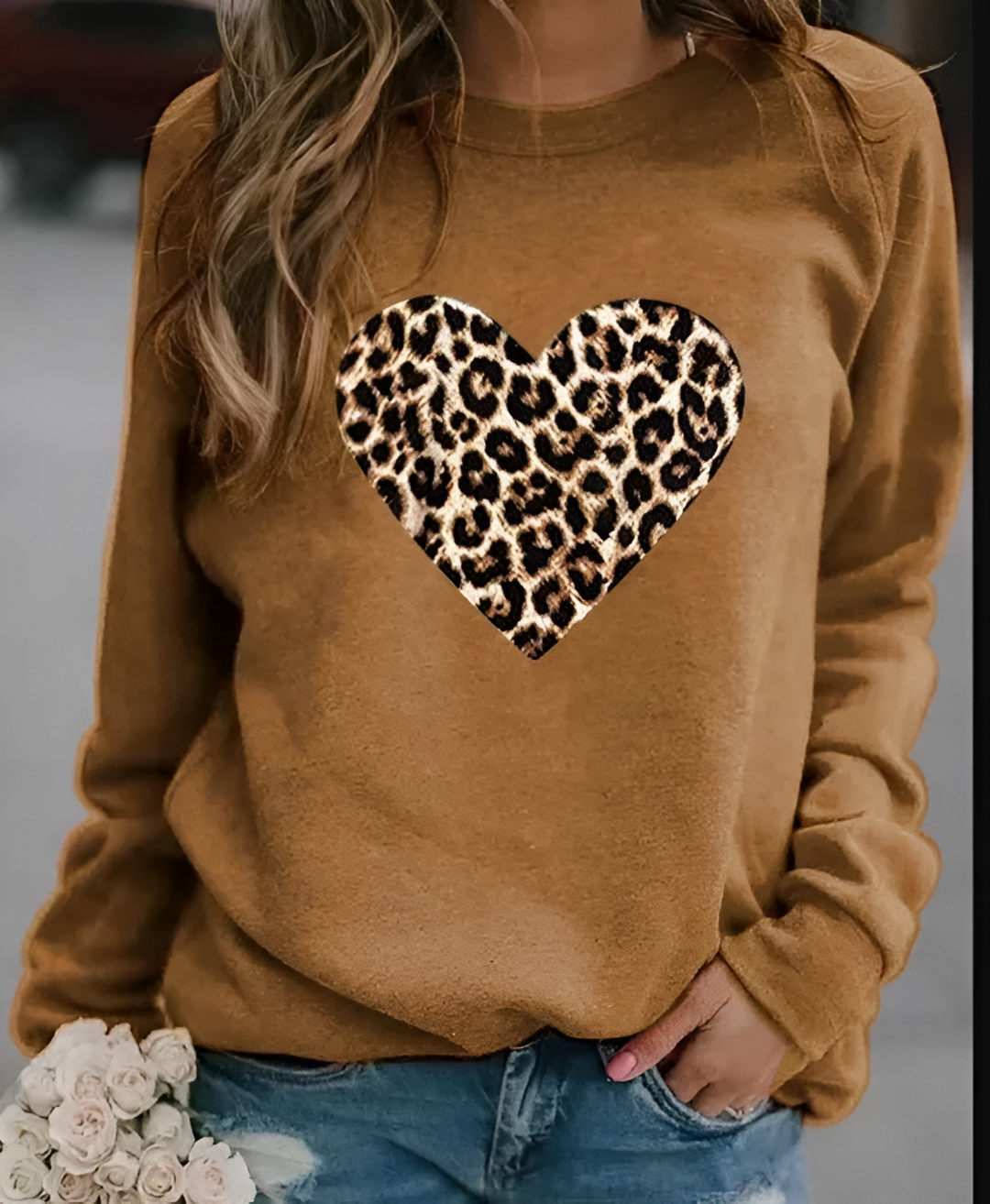 Levoire | Sweat À Motifs D'Animaux Khaki