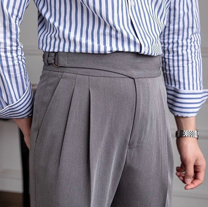 Levoire | Pantalon Classique À Coupe Droite grise schiste