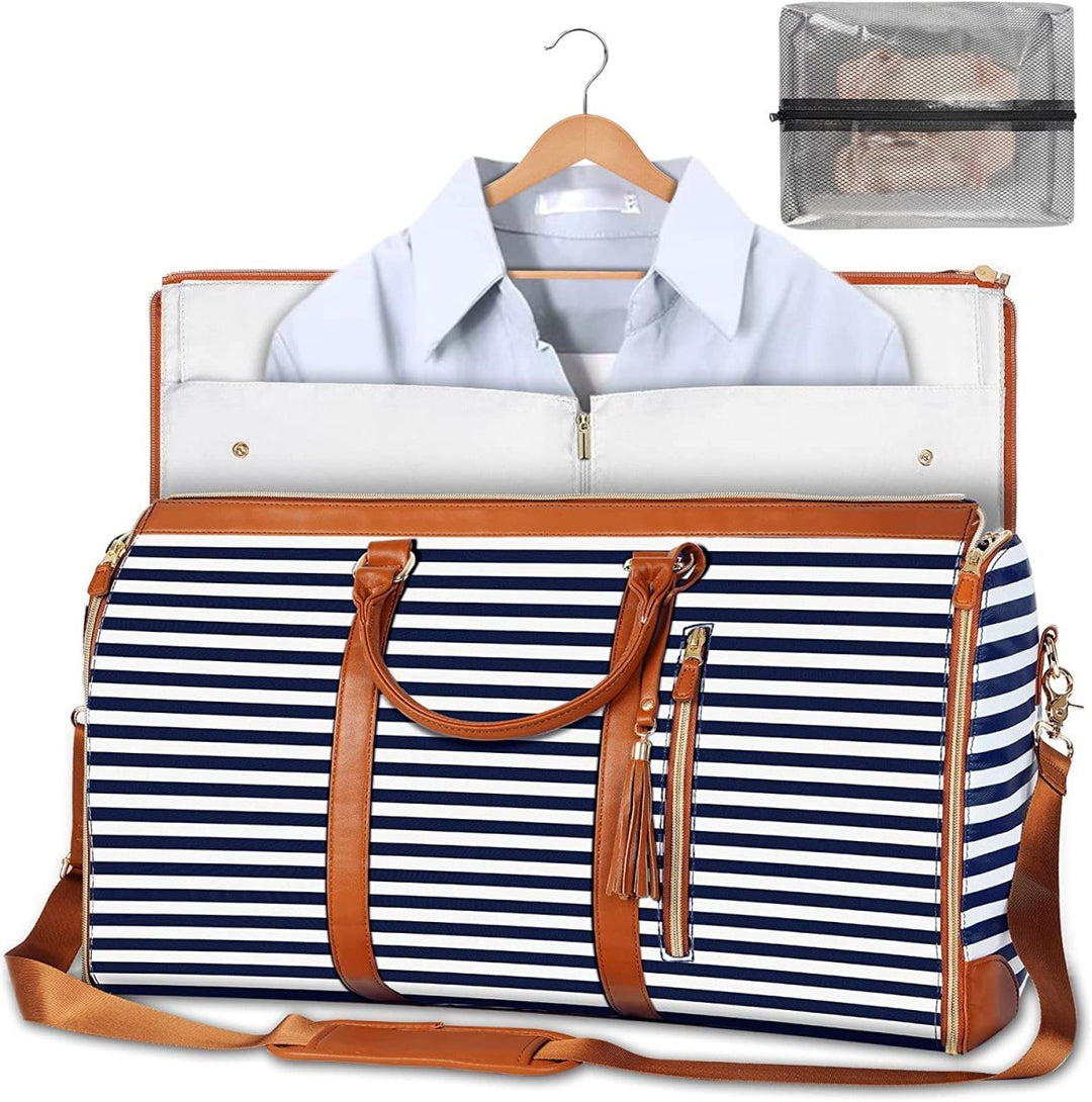 Levoire | Sac De Rangement Portable Pour Valise Rayé bleu