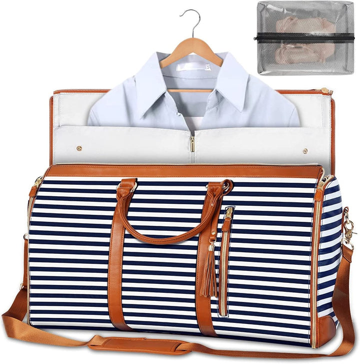 Levoire | Sac De Rangement Portable Pour Valise Rayé bleu