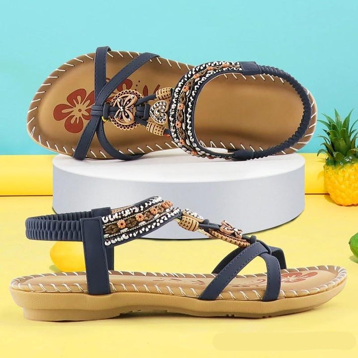 Levoire | Sandales pour femmes avec soutien de la plante du pied Bleu
