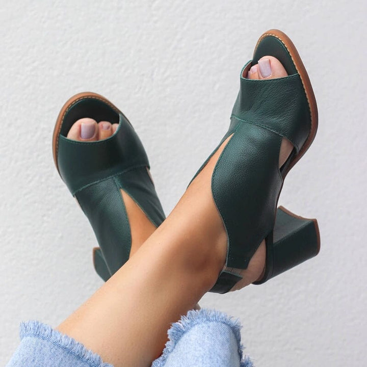 Levoire | Chic Bottes Hautes Pour Femmes Vert foncé